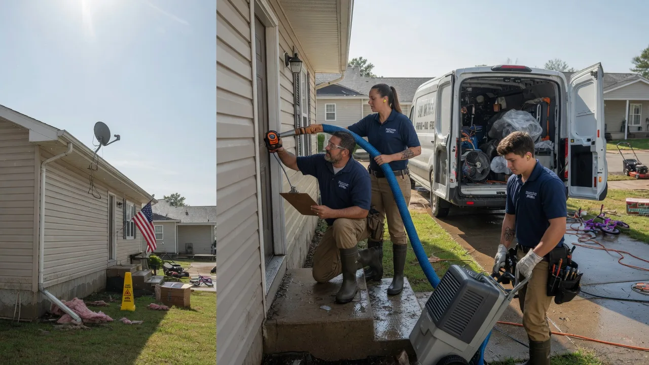 Ceiling Water Damage Restoration in Lexington, MO near me